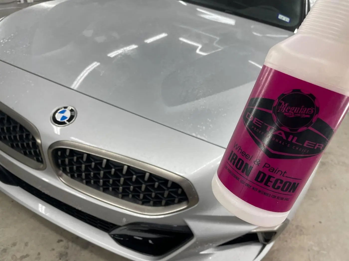 Silver BMW Z4 detailed by Derrick's Details in Austin, photo 10 of 13