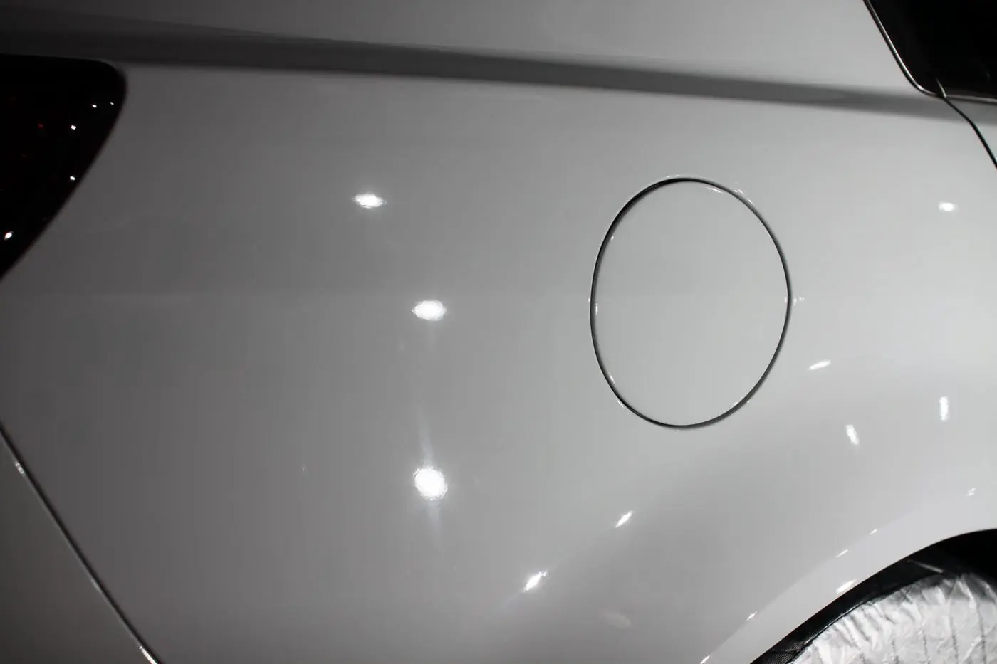 White Chevrolet SS after paint correction