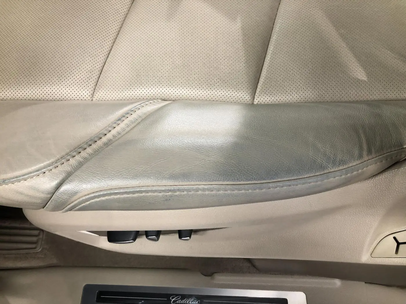 White Cadillac Escalade detailed by Derrick's Details in Austin, photo 9 of 12