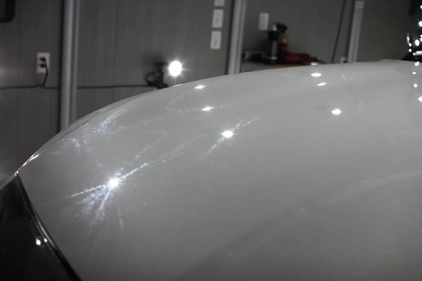 White Infiniti QX80 detailed by Derrick's Details in Austin, photo 6 of 18