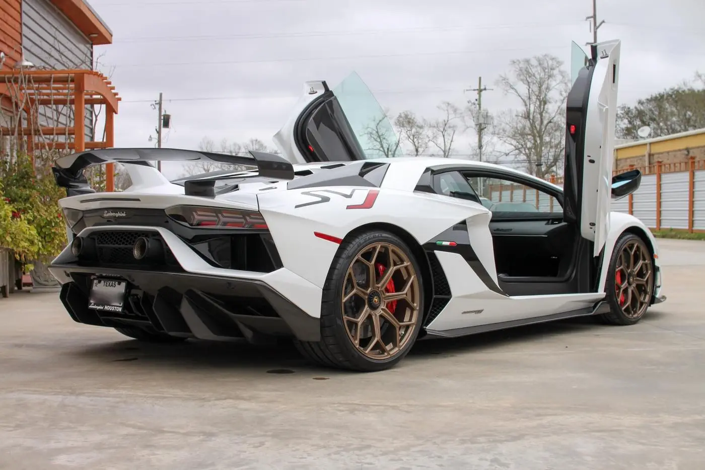 White Lamborghini Aventador SVJ detailed by Derrick's Details in Austin, photo 10 of 16