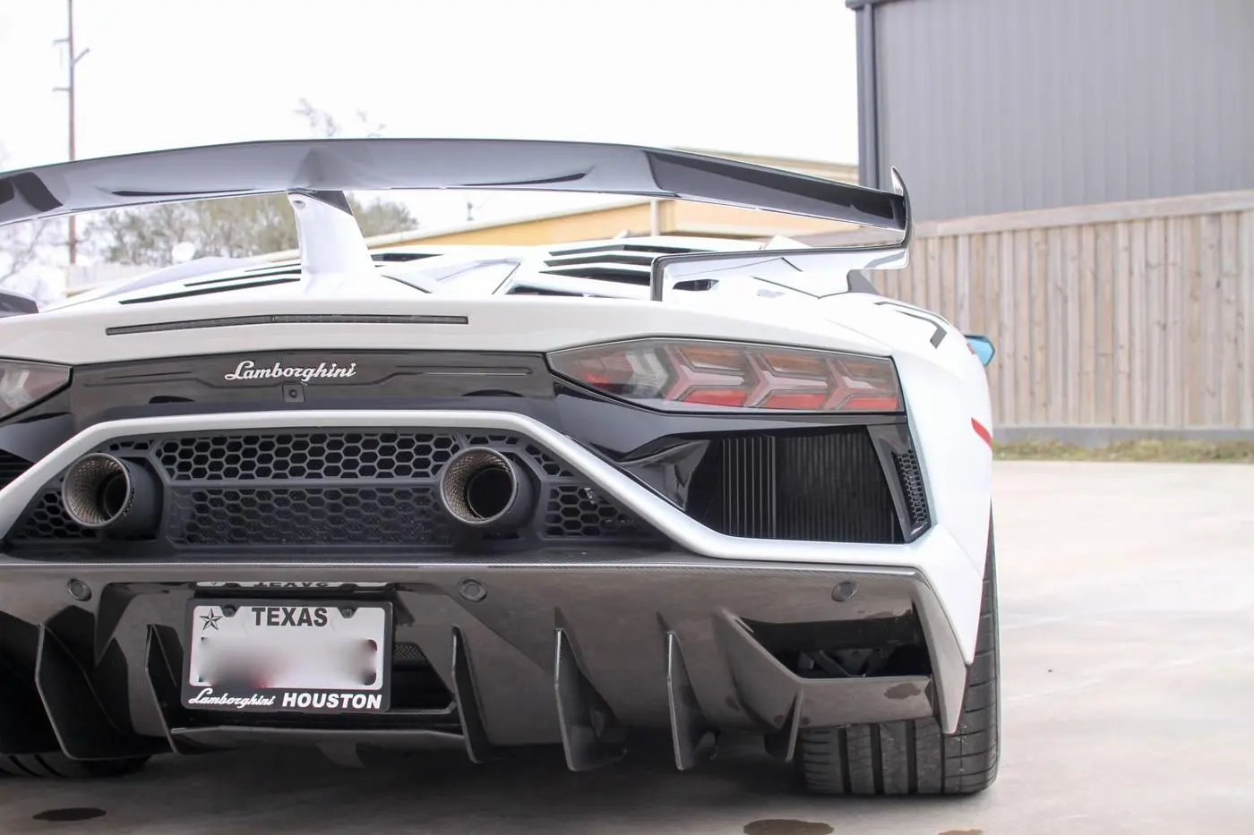 White Lamborghini Aventador SVJ detailed by Derrick's Details in Austin, photo 2 of 16