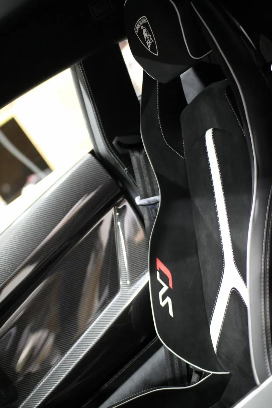 White Lamborghini Aventador SVJ detailed by Derrick's Details in Austin, photo 11 of 16
