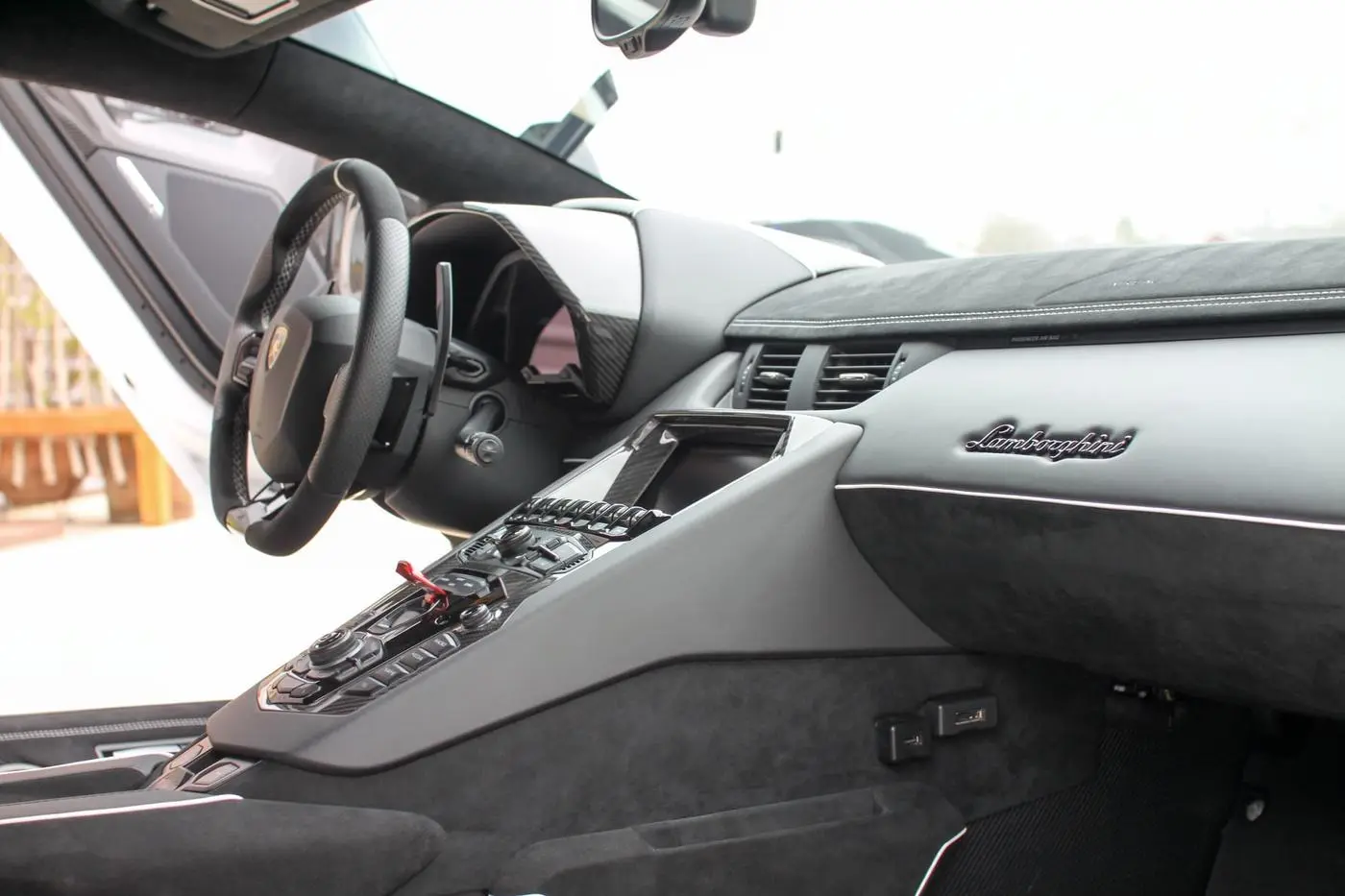 White Lamborghini Aventador SVJ detailed by Derrick's Details in Austin, photo 7 of 16