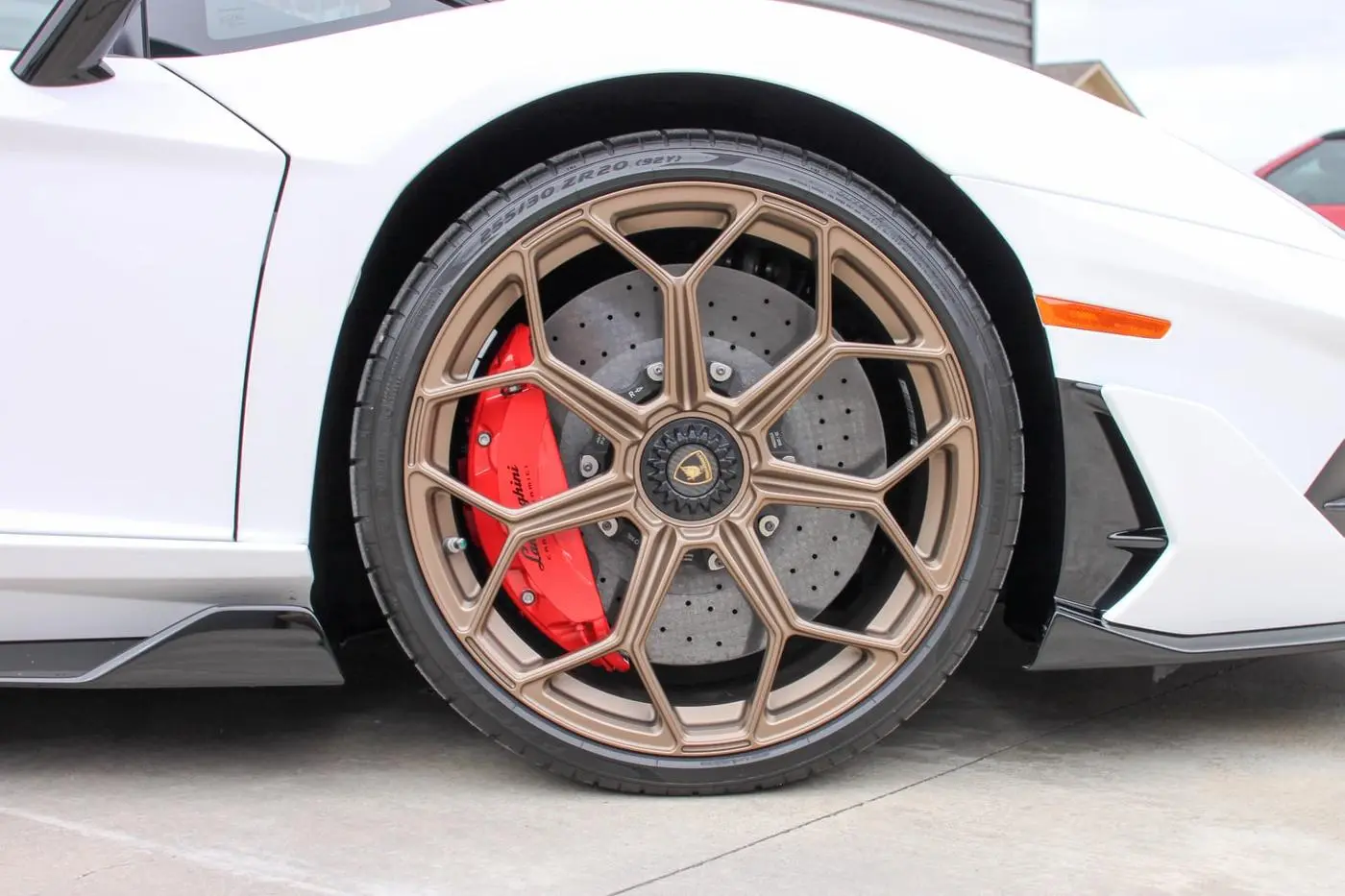 White Lamborghini Aventador SVJ detailed by Derrick's Details in Austin, photo 12 of 16