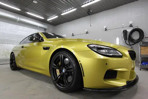 Yellow BMW M6 detailed by Derrick's Details